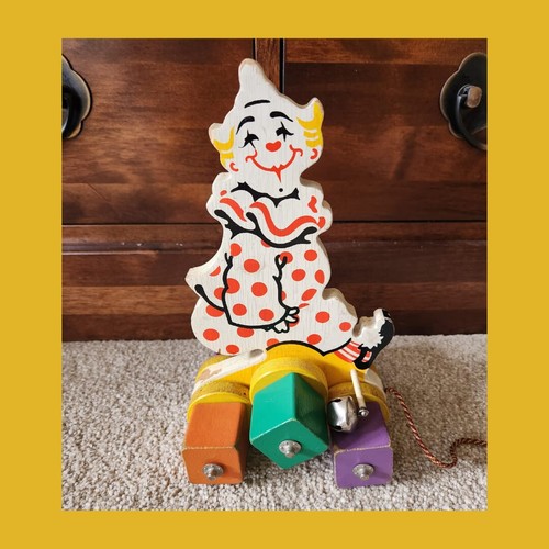 Clown giocattolo vintage - , in