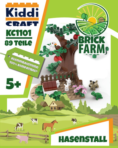 Kiddicraft brick farm - brick,