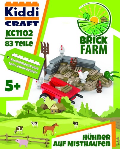 Kiddicraft brick farm - kiddicraft,
