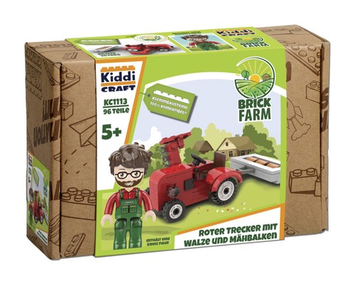 Kiddicraft brick farm - farm, –