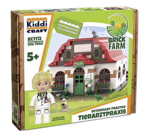Kiddicraft brick farm - brick,